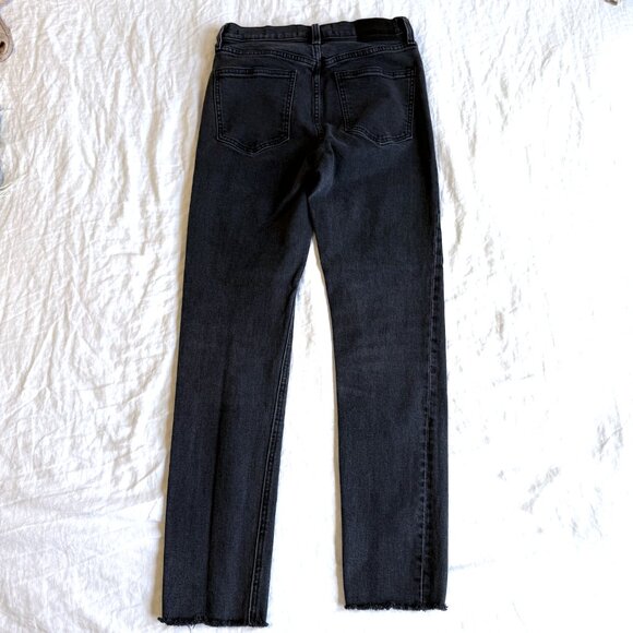 Denim Forum Faded Black Yoko High Rise Slim Jeans - Picture 4 of 6